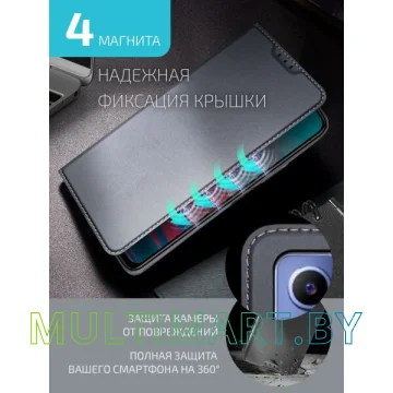 Чехол для телефона Akami Book case series для ZTE Blade A31 NFC (28240) (черный) картинка 5